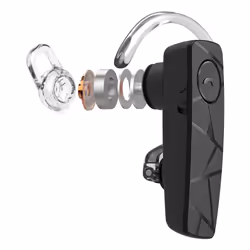 Tellur Vox 60 Headset Wireless In-ear Calls/Music USB Type-C Bluetooth Black, Transparent