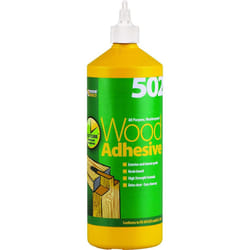 Everbuild 502 All Purpose Weatherproof Wood Adhesive, 1 Litre