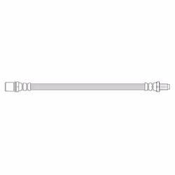 Brake Hose; K&K; 102 M12x1; for BMW; 34321162479