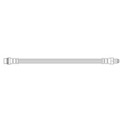 K&K FT0095 Brake Hose 284 RENAULT: 19 I Hatchback