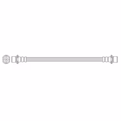 Brake Hose; K&K; 230; for CITROËN, TOYOTA, PEUGEOT; 4806F6, 4806J5, 4806F6, 4806J5, 90947W2004