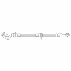 Brake Hose; K&K; 453 M10x1; for HONDA; BH1211, 01465S84A01