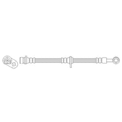 K&K FT0153 Brake Hose 453 M10x1 HONDA: Accord 6 Limousine