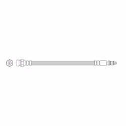 Brake Hose; K&K; 517; for SAAB; 4002341, 4426474, 4426490