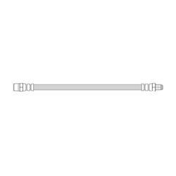 K&K FT0571 Brake Hose 366 M10x1 MERCEDES-BENZ: SL Convertible, W124 Saloon, 190