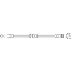 K&K FT0607 Brake Hose 448 M10x1