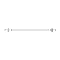 K&K FT2297 Brake Hose 278 M10x1 SAAB: 900 I Convertible