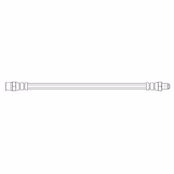 Brake Hose; K&K; 257 M10x1; for MERCEDES-BENZ, AUDI, VOLVO; 481611701, 853611775, 3205643, 32911414, 481611701