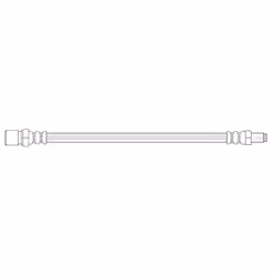 Brake Hose; K&K; 392 M10x1; for LANCIA, FIAT; 82422142, 7781321, 82422142