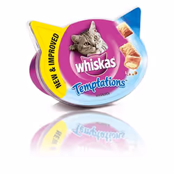 Whiskas Temptations, Adult, Fish, 60 g