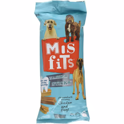 Misfits Nasher Sticks Dental Dog Treats (Pack Of 10) - 10 x 270g, May Vary