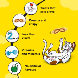 Dreamies Cat Treats (Pack Of 8 X 60g) - One Size, Tuna