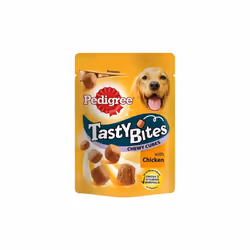 Pedigree Tasty Bites Chewy Chicken Cubes 130g