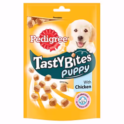 Pedigree Tasty Bites Puppy Cubes, 125g (Pack of 8)