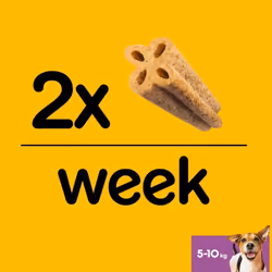 Pedigree Dentastix Advanced, Dental Care Chews for Small Dogs 5-10 kg, 12 Sticks