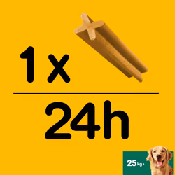 Pedigree Dentastix Dental Dog Treats Large Dog 105 Dog Chews Oral Teeth Cleaning - Additional view 10