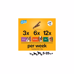 Rodeo Duos - Dog Treats - with Chicken and bacon - 70 Sticks (Pack of 10)