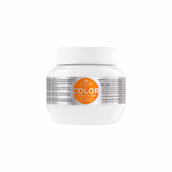 Kallos KJMN Color Hair Mask 275ml, 275 ml, Women, Dyed hair, Repair, Revitalizing, Shine, Linseed oil, Pot