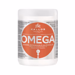 Kallos KJMN Omega Rich repair mask 1000ml, 1000 ml, Women, Damaged hair, Dry hair, Lifeless hair, Hydrating, Nourishing, Shin ...