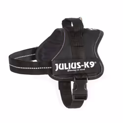 Julius-K9 Powerharness, Dog, Vest harness, Mini/S, Black, Polyester, Monochromatic