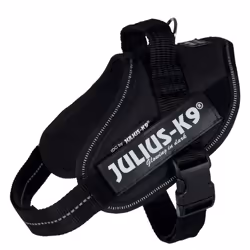 Julius-K9 14831, Dog, Vest harness, Mini/M, Black, Monochromatic, 49 cm