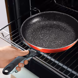 Berlinger Haus 12Pc Space Saving Cookware Set Pots Pans Induction Lids Handle - Red