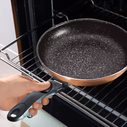 Berlinger Haus 12Pc Space Saving Cookware Set Pots Pans Induction Lids Handle - Rose Gold