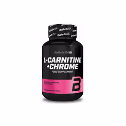 BioTechUSA L-Carnitine + Chrome Provide Energy Support Metabolism | 60 Capsules