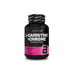 BioTechUSA L-Carnitine + Chrome Provide Energy Support Metabolism  | 60 Capsules
