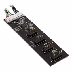 Kolink USB 2.0 Hub-Karte inkl. 60cm USB- & Molex-Kabel, USB 2.0, Molex, USB 2.0, Black, Plastic, 95 mm, 12 mm