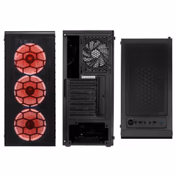 Kolink Observatory Lite Mesh Midi Tower Black - Additional view 7