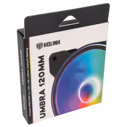 Kolink Umbra HDB ARGB Led PWM - 120 mm Computer case Fan 12 cm Black, White 1 pc(s) - Additional view 8