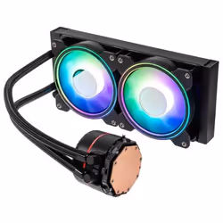 Kolink Umbra Void AIO, Liquid cooling kit, 12 cm, 110.78 m³/h, Black
