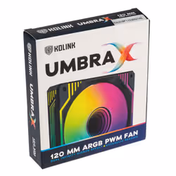 Kolink UMBRA X 120mm PWM ARGB Processor Fan 12 cm Black, White 1 pc(s) - Additional view 7