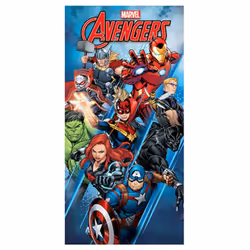 Marvel Avengers Beach Bath Towel 70 x 137 cm Thor Hulk Cap Fast Dry