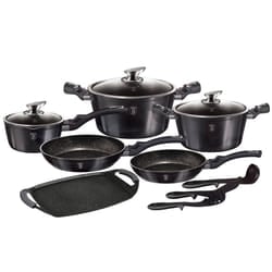 Berlinger Haus 12 Pc Cookware Set Pots and Pans - Carbon Pro
