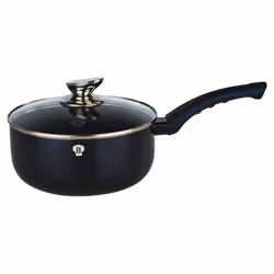 Blaumann 9Pc Set Cookware Frying Grill Pots Saucepan Casserole Soft Touch Handle -   Aquamarine