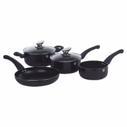 Blaumann 6Pc Set Cookware Frying Grill Pots Saucepan Casserole Soft Touch Handle - Aquamarine
