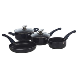 Blaumann 6Pc Set Cookware Frying Grill Pots Saucepan Casserole Soft Touch Handle -   Aquamarine