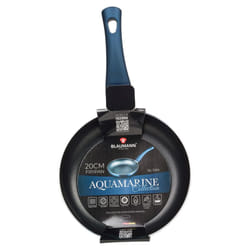 Blaumann Cookware Frying Grill Pots Pan Saucepan Casserole Soft Touch Handle Lid -  Aquamarine,   20x4cm Frying Pan - 0.9L