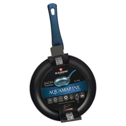 Blaumann Cookware Frying Grill Pots Pan Saucepan Casserole Soft Touch Handle Lid -  Aquamarine,   24cm Frying Pan - 1.6L