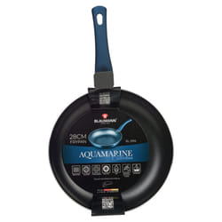 Blaumann Cookware Frying Grill Pots Pan Saucepan Casserole Soft Touch Handle Lid -  Aquamarine,   28x5.5cm Frying Pan - 2.7L
