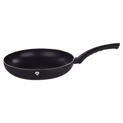 Blaumann Cookware Frying Grill Pots Pan Saucepan Casserole Soft Touch Handle Lid -  Matt Black,   28x5.5cm Frying Pan - 2.7L