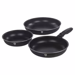 Aluminium Induction Space Saving Cookware Saucepan Frying Pan Set Detachable Handle with Kitchen 6 Tools - Black Matt, 4 Pc Frying Pan w/ 6 Tools