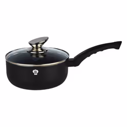 11pc Blaumann Induction Soft Touch Cookware Pots Pan Saucepan & Kitchen Tool Set -  Matt Black