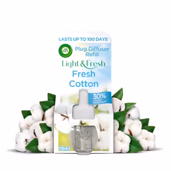 2 X Air Wick Electrical Plugin Oil Refills - Cotton & Crisp Air