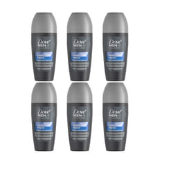 6 x 50ml Dove Men+Care Cool Fresh Roll On Anti-Perspirant Deodorant