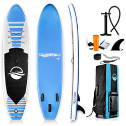 SereneLife Inflatable Stand Up Paddle Board, SUP Board- Paddleboards for Adults & Youth, Paddle Board Accessories,15.25 cm Thick Standup Paddleboardin