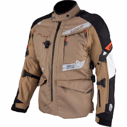 Leatt ADV Multitour 7.5 waterproof Textile Jacket, black-brown, Size 2XL for Men