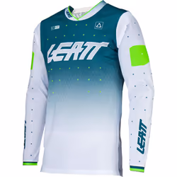 Leatt 4.5 Lite Gradient 2024 Motocross Jersey, white-green, Size M for Men